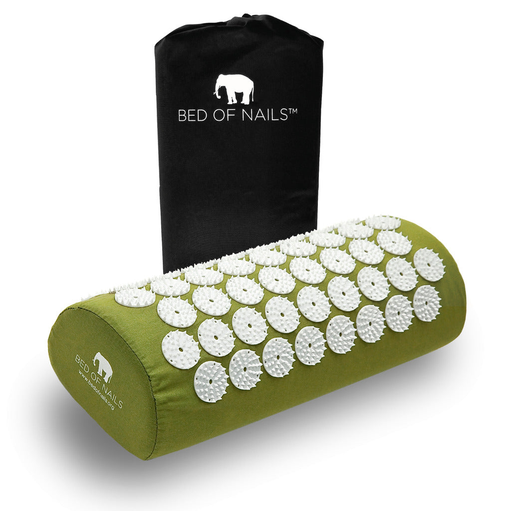 Bed of Nails Acupressure Pillow Green Mukha Yoga