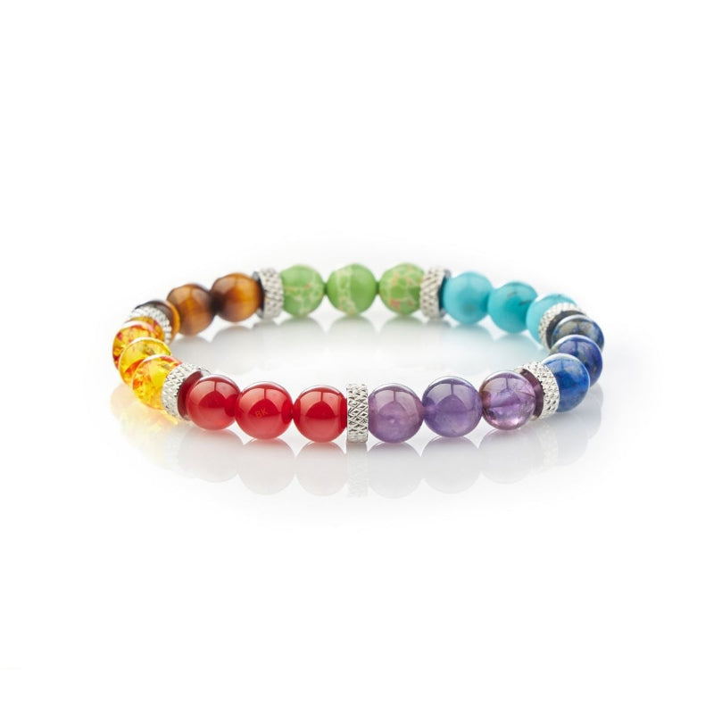 7 Chakra Stone Bracelet - Budha & Karma