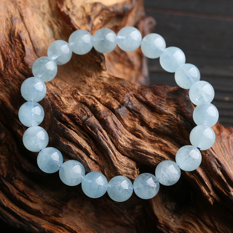 buddha and karma Blue Aquamarine Calming Bracelet