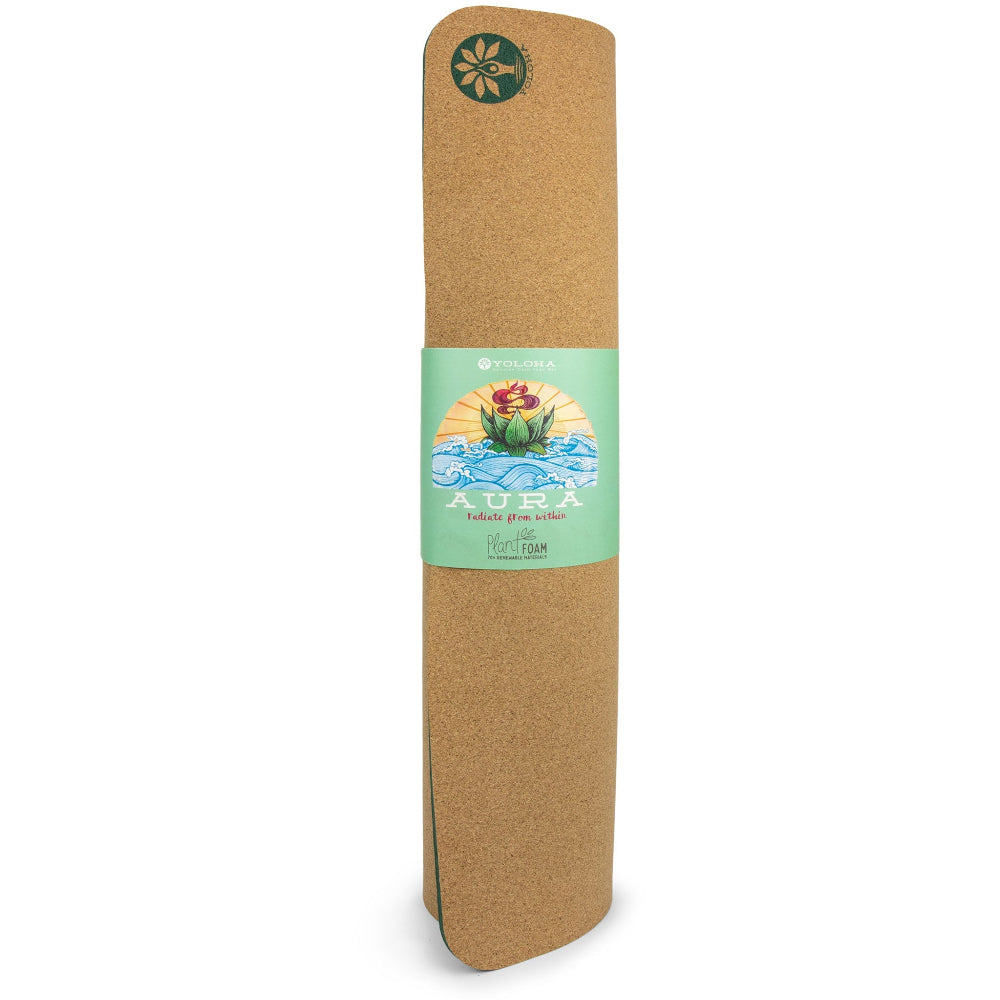 Cork & Plant Foam Yoga Mat | Yolohoa