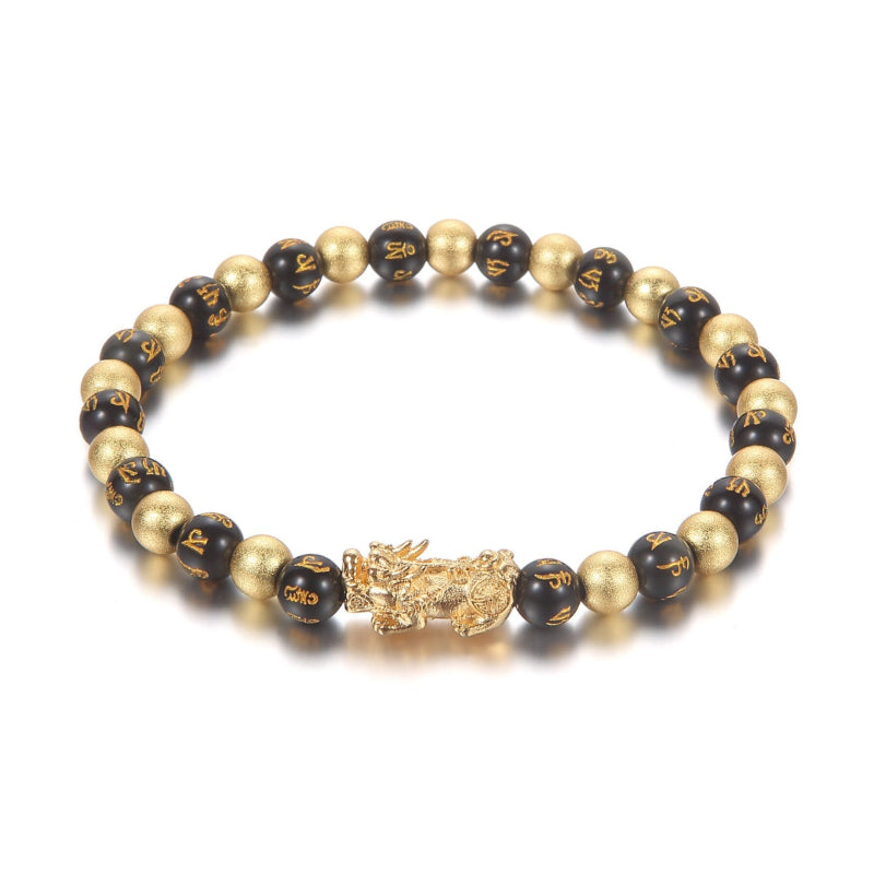 Obsidian Wealth Talisman Bracelet