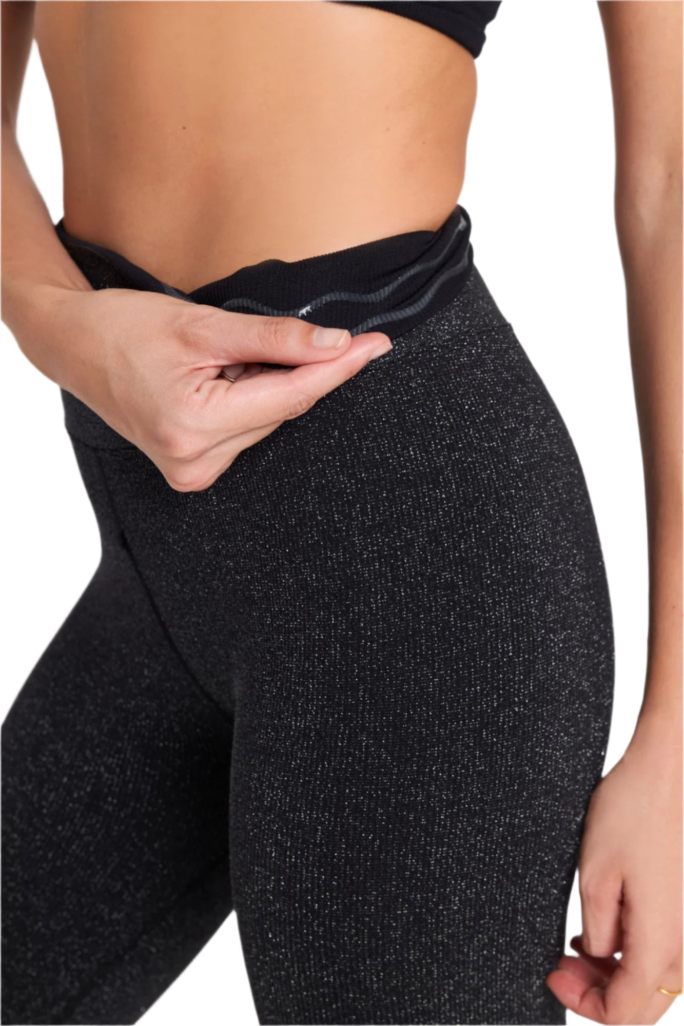 black activewear legging