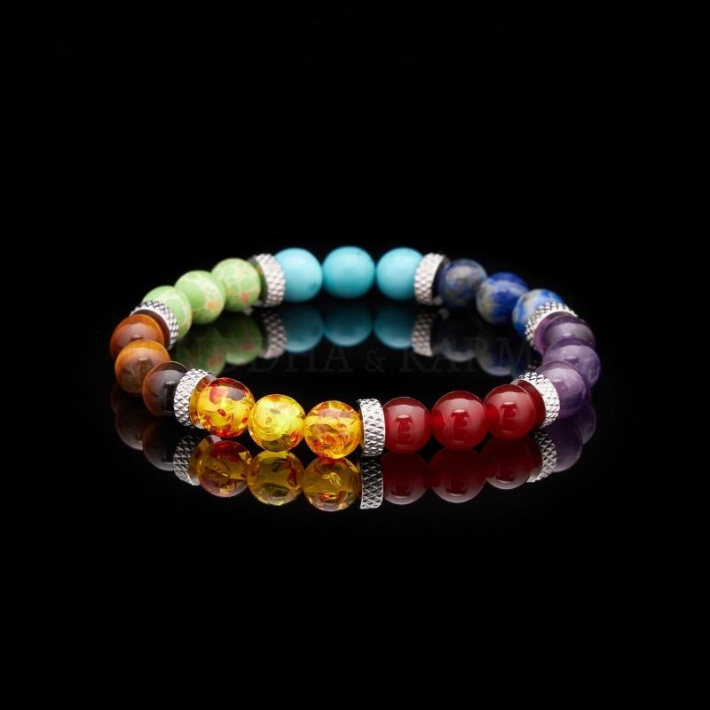 Precious Stone Chakra Yoga Bracelet