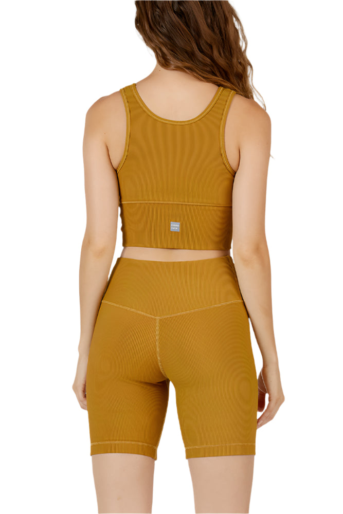 Honey Jade Yoga Tank with built-in bra