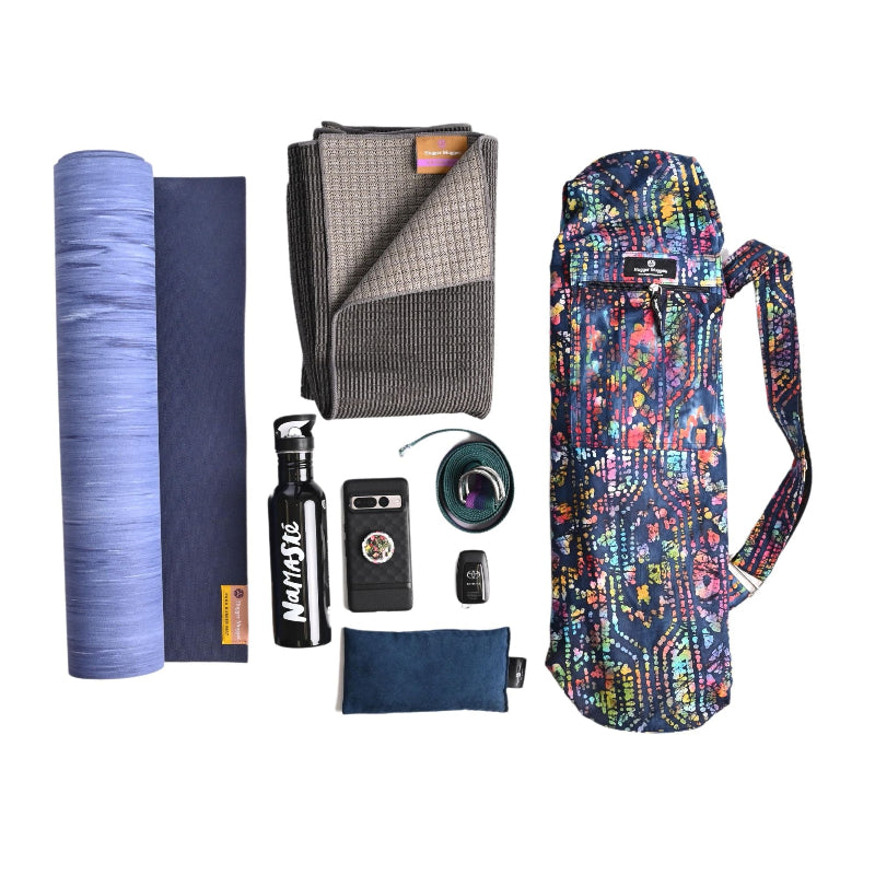 Roomy Yoga Mat Bag - Handmade in India