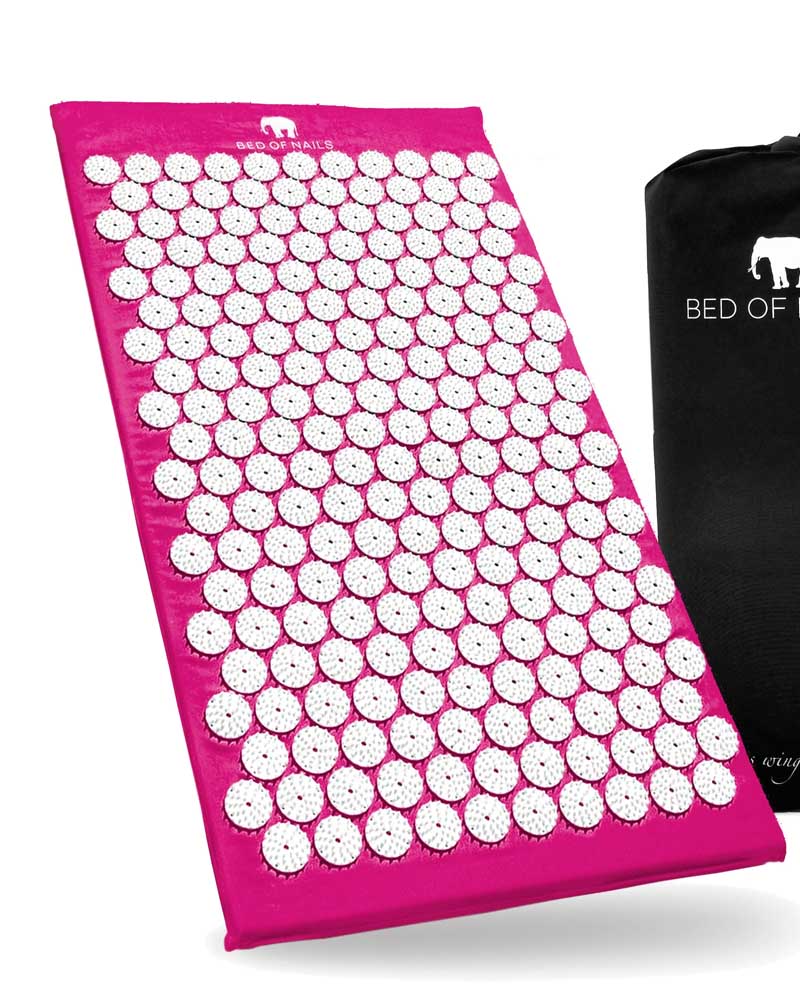 Bed of Nails Acupressure Mat - Pink