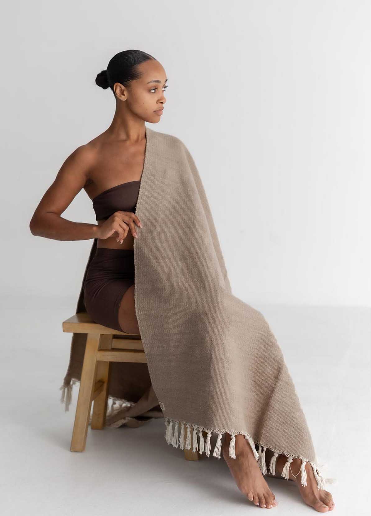 Okoliving  Cotton Yoga Blanket - 