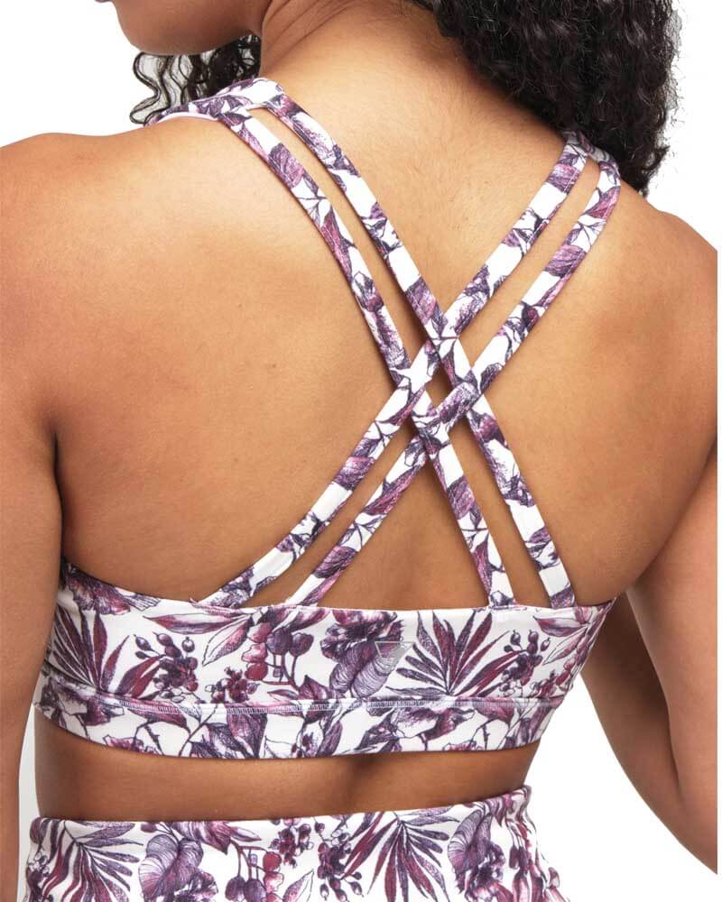 Seaav Cut Out Bra - Crafted from 83% Recycled Polyester - Mukha Yoga