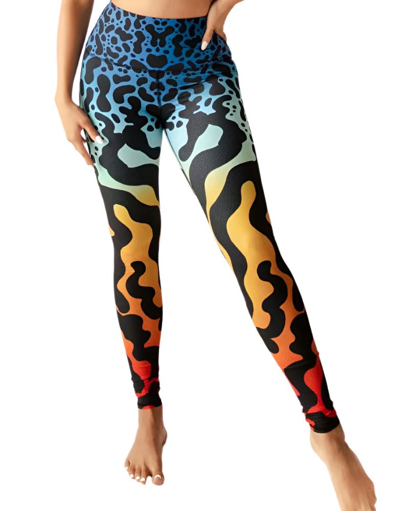 Yoga Democracy Natures Poison Printed Legging 