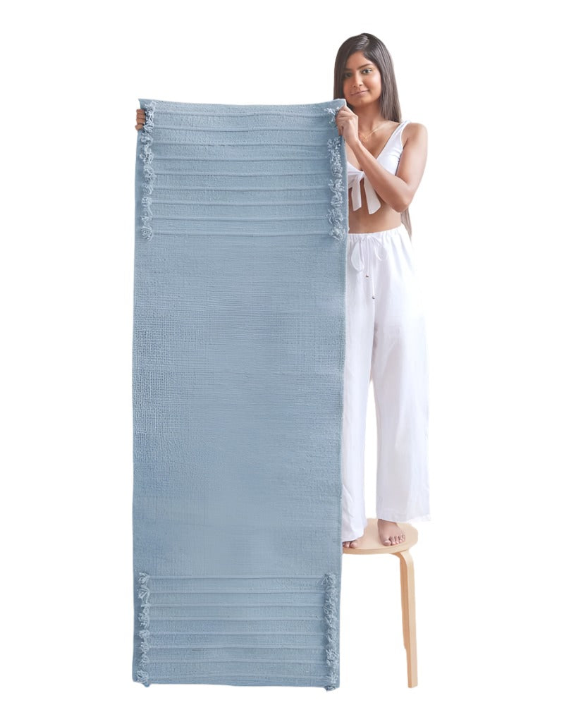 Naturally Okoliving Dyed Herbal Yoga Mat - Indigo Moon