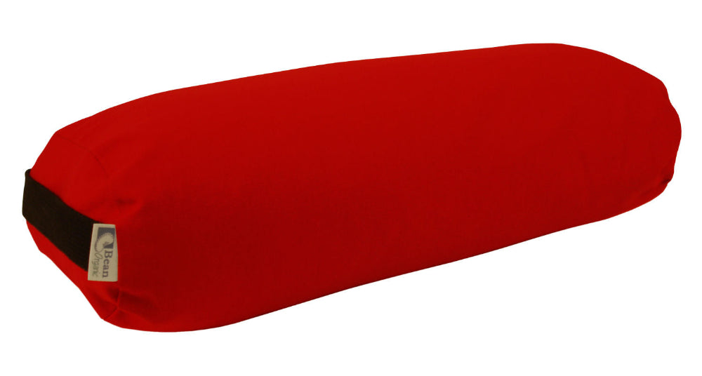 True Red Organic Cotton Yoga Bolster