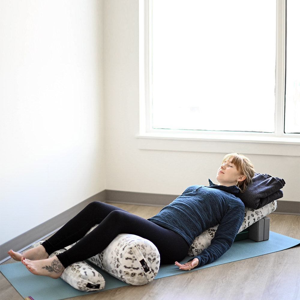 yoga bolster for hips