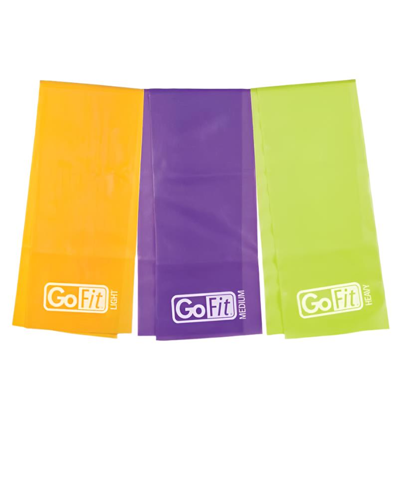 GoFit Latex-Free Flat Bands (set of 3)