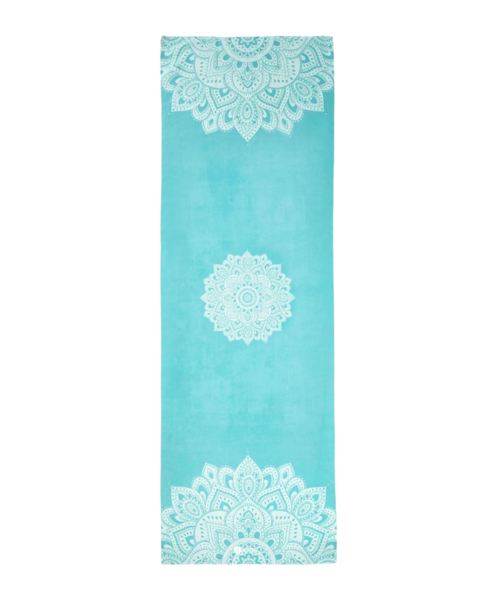 Turquoise yoga towels