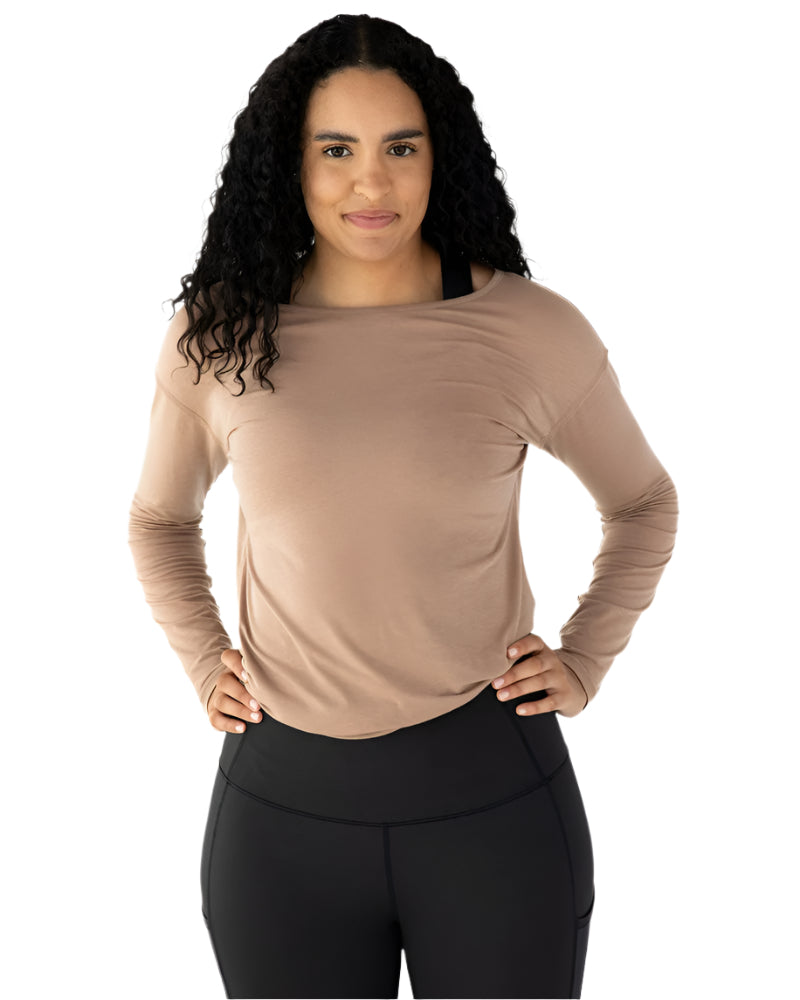 Light Brown UPF 50 top