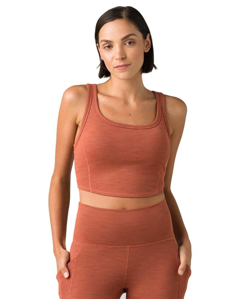 BRAND NEW Prana patterned Yoga Top w/ shelf bra - New with tags