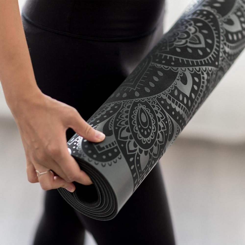 Yoga Design Lab Yoga Mat Bag - Mandala Charcoal Print - Dancewear Centre
