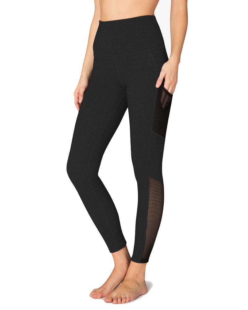 Beyond yoga high waisted cheapest mesh panel leggings