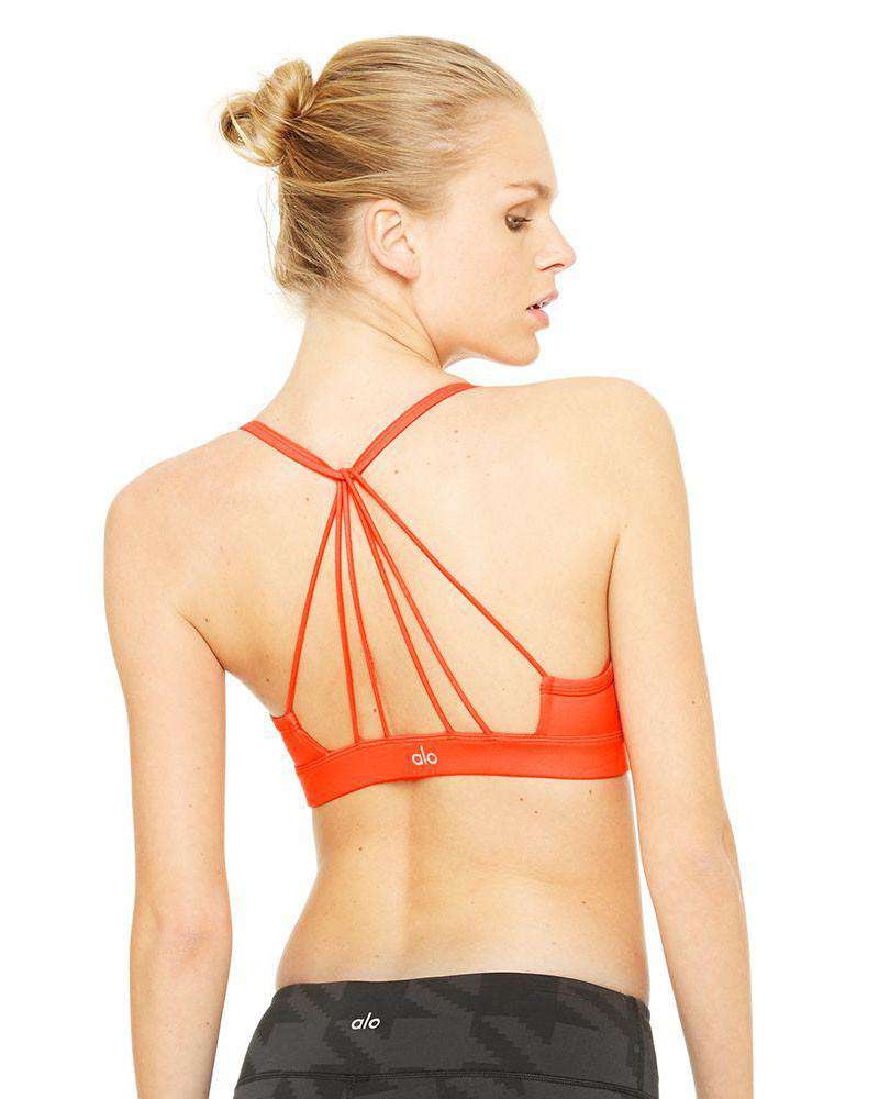 Shop Alo Yoga Strappy Sports Bra for Women up to 50% Off